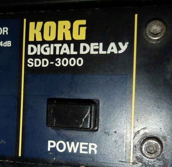 Digital delay Korg SDD 3000 rack