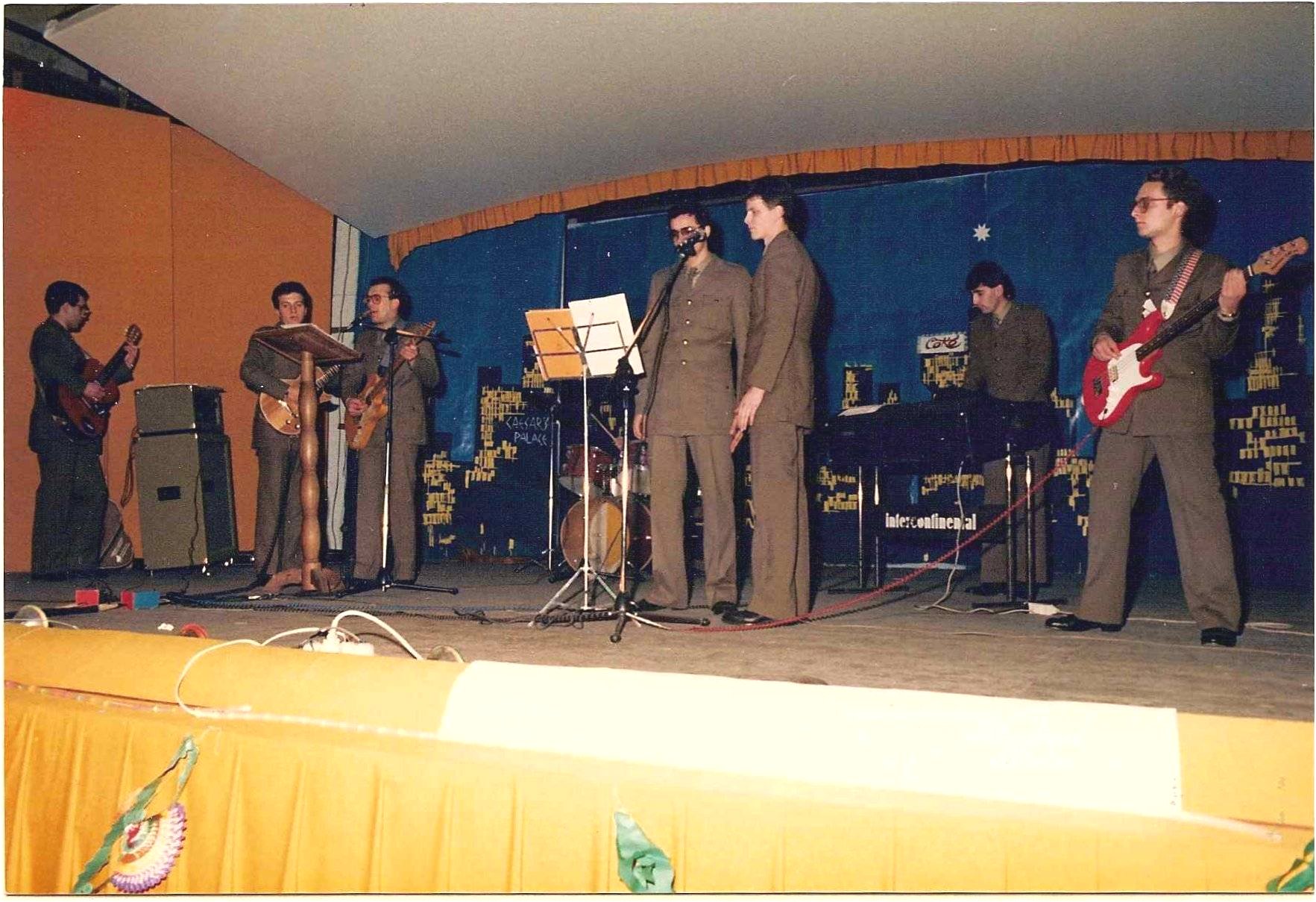 La nostra ultima esibizione con il gruppo datata 1987