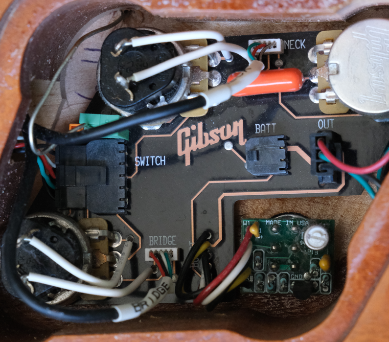 manutenzione scheda circuito Gibson