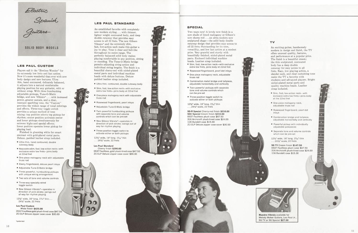 La Gibson Les Paul Model e Lester William Polsfuss tra il 1952 e il 1969, 2ª parte.