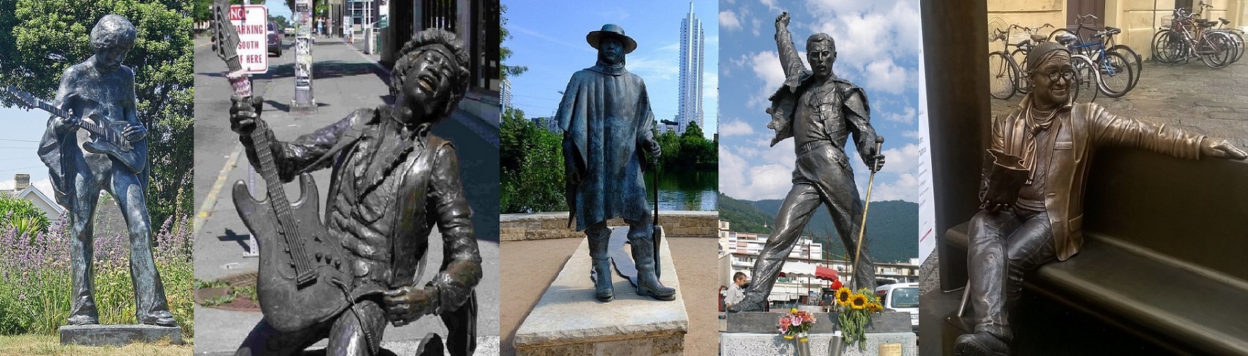 Le statue dedicate ai grandi che non ci sono più...ma non solo!