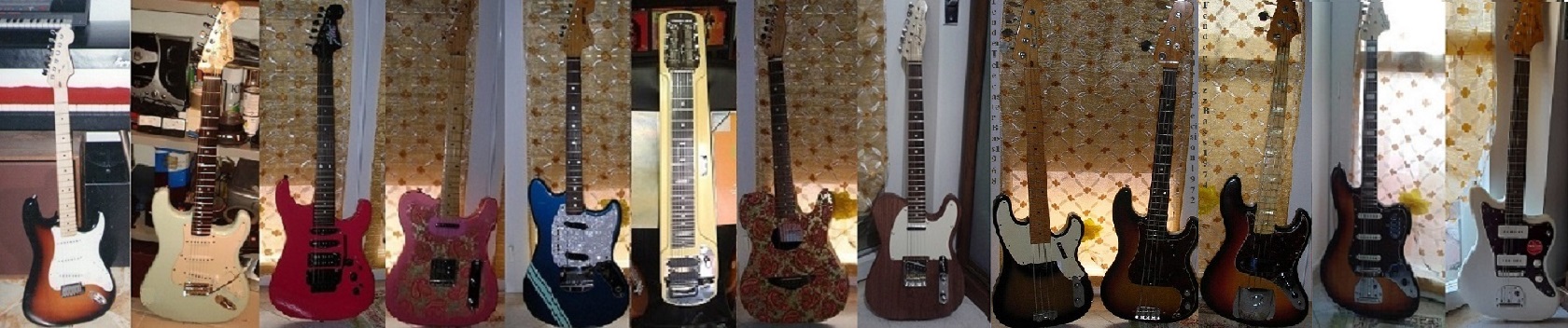 Fino a poco tempo fa comperavo solo Fender Made in USA salvo un paio giapponesi e koreane.