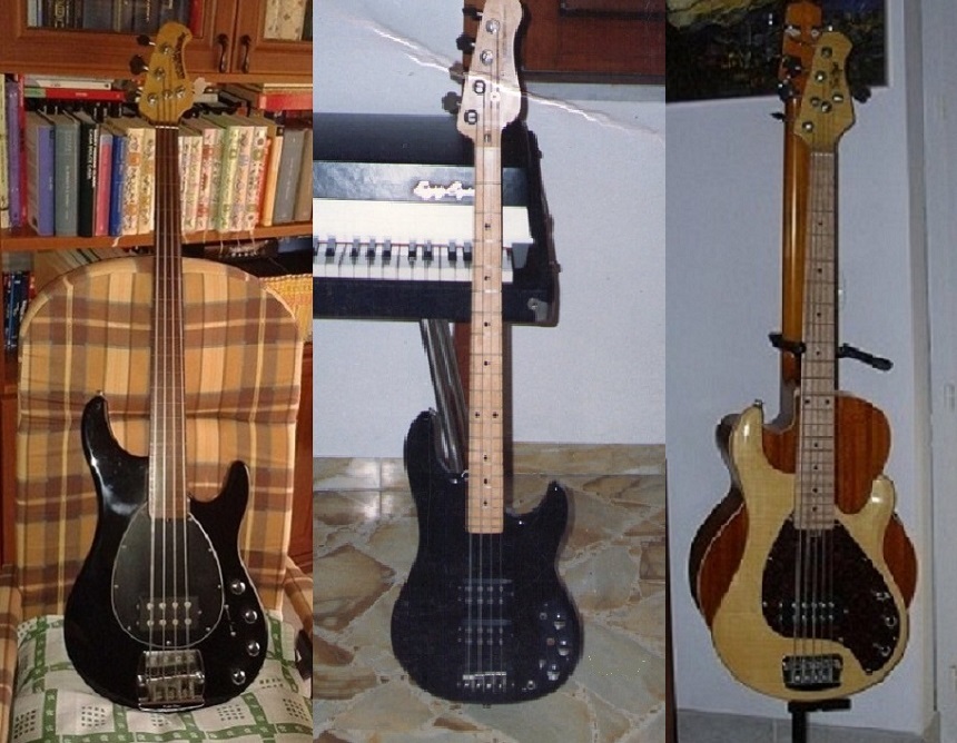 I miei bassi non Fender ma di derivazione Leo Fender
