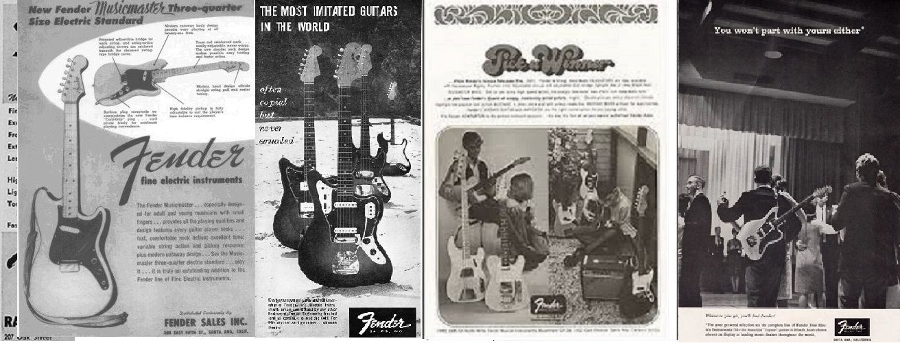 Gli anni BEAT e prime conoscenze delle chitarre della Fender dalla nostre parti!