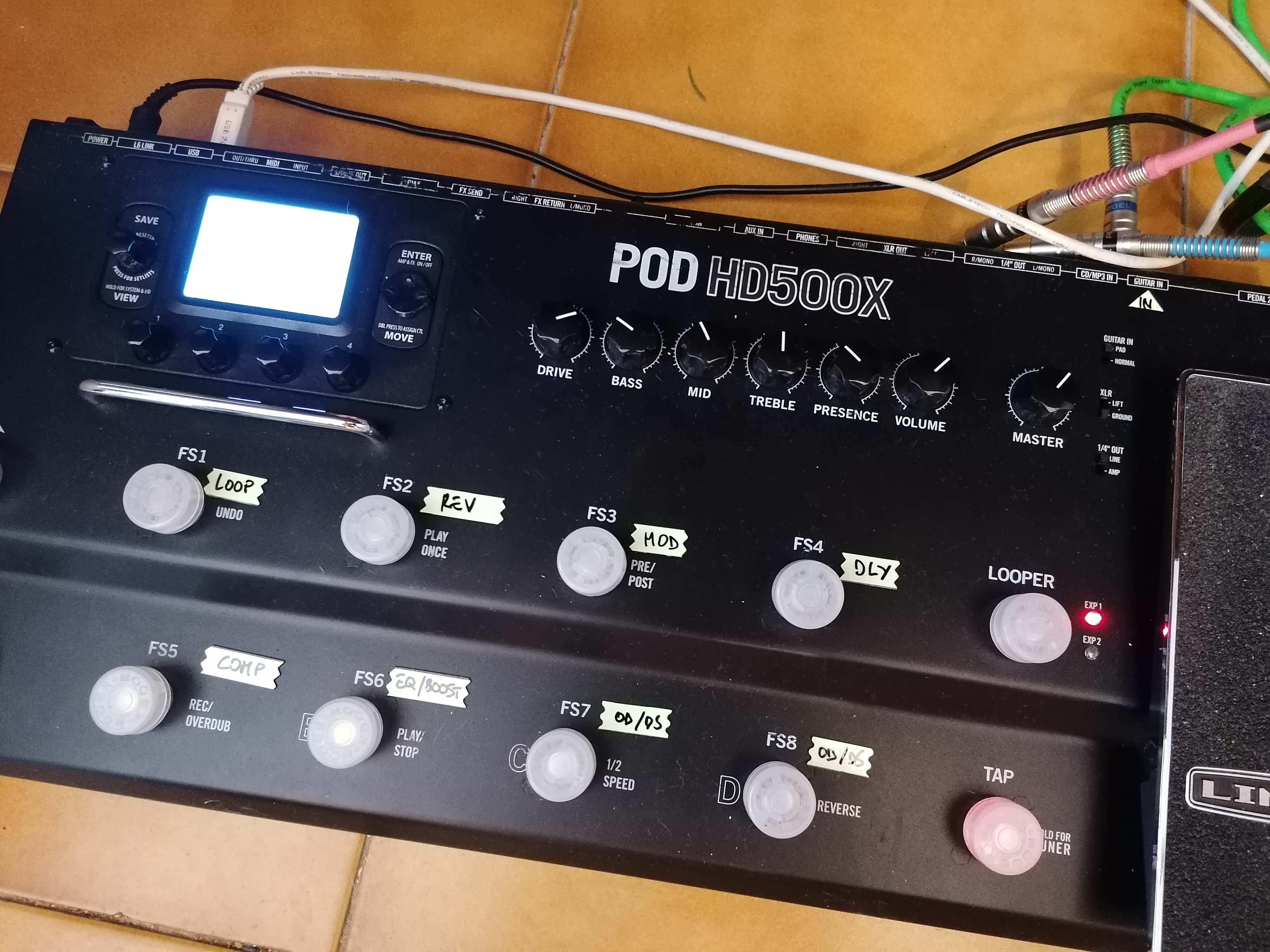 POD HD500X amp modeling al penultimo grido