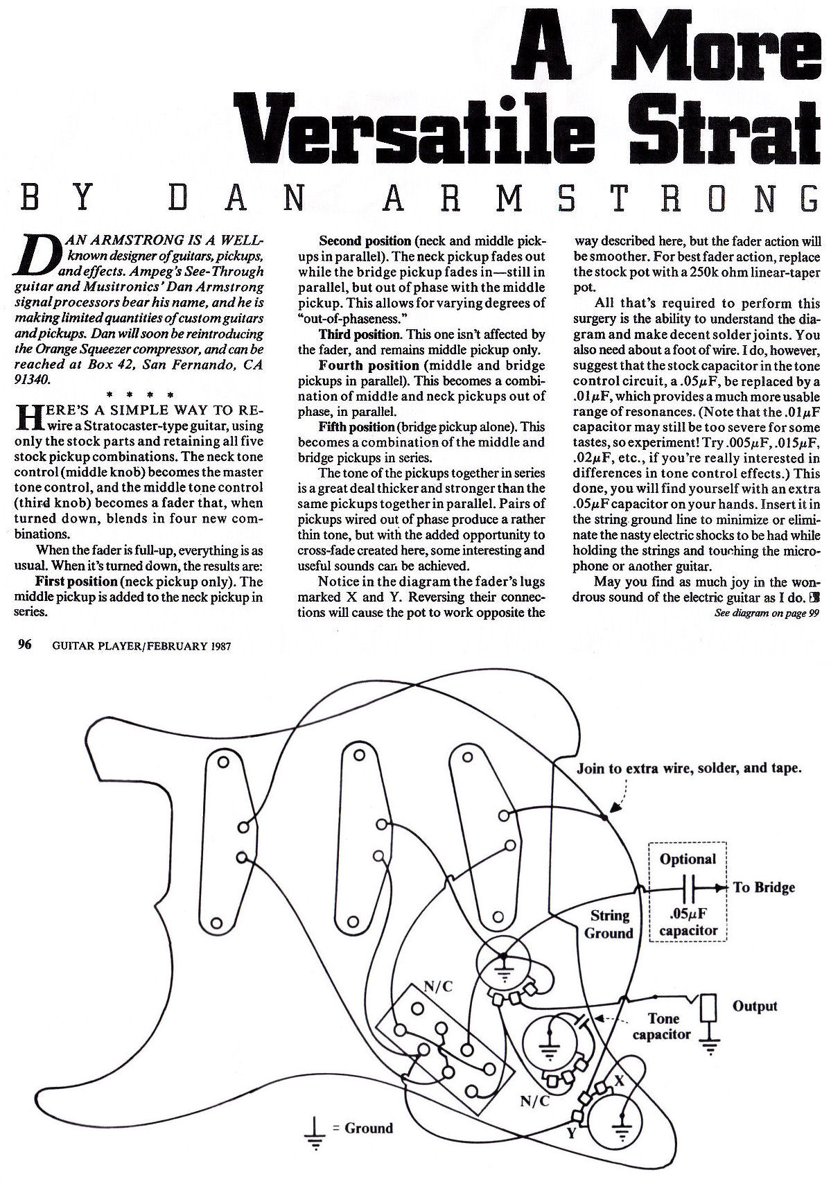 Wiring Dan Armstrong