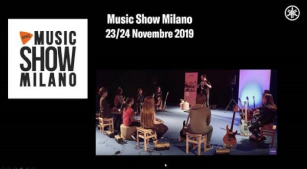 I laboratori di chitarra elettrica con Yamaha Music School per SHG Music Show Milano