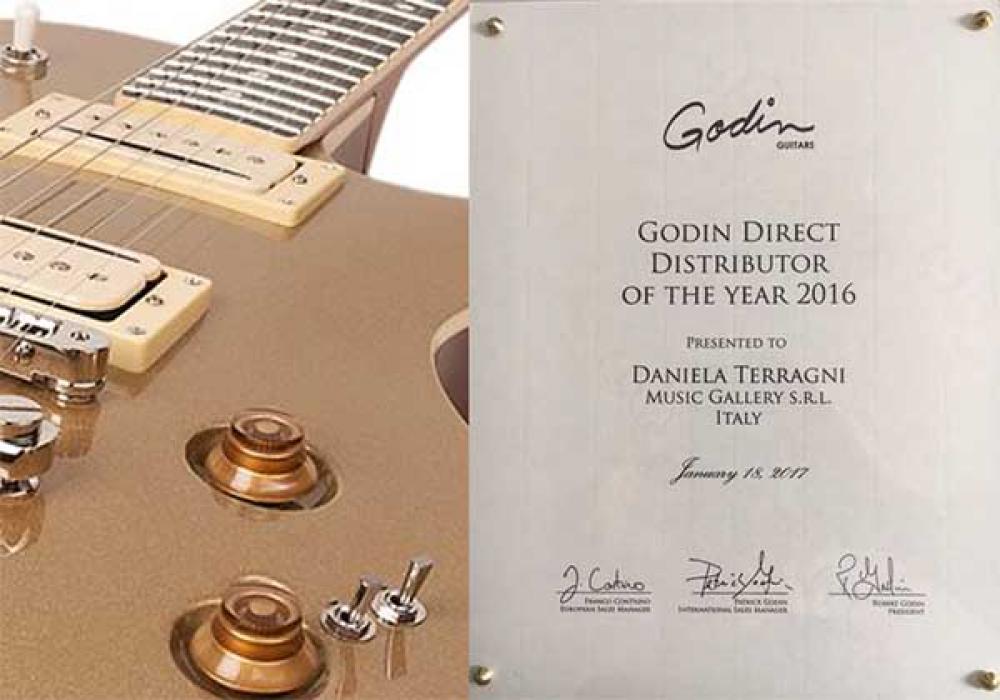 Godin premia Music Gallery: è italiana la miglior distribuzione diretta
