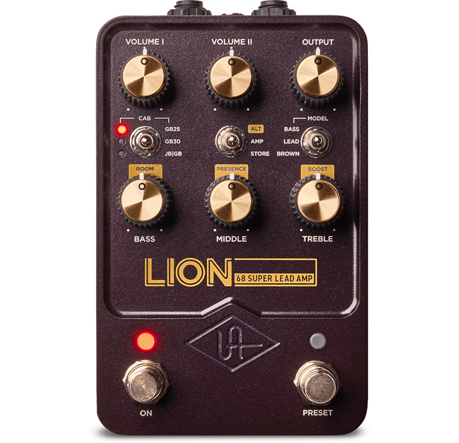 Lion ’68: tecnologia e versatilità nel plexi a pedale di Universal Audio