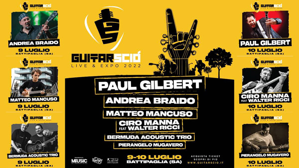 GuitarSciò 2022: il weekend della chitarra al sud Italia