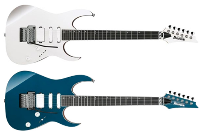 EMG e total white: Ibanez RG5440C in video