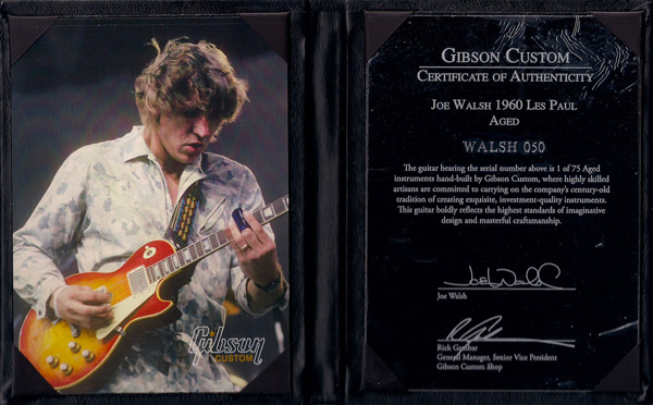Gibson Les Paul Joe Walsh 2013: una protagonista a 360 gradi 