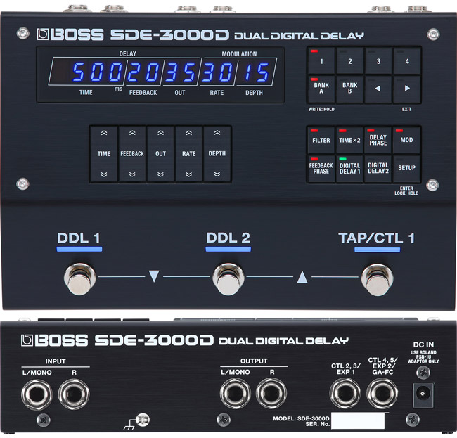 BOSS celebra il “digitale vintage” di Van Halen con l’SDE-3000D