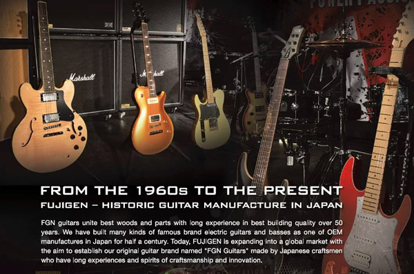 Come suona FGN: la fabbrica giapponese di chitarre per 60 anni