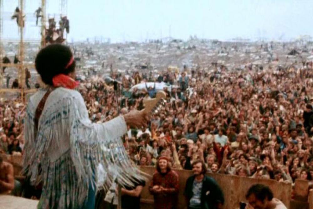 Jimi Hendrix a Woodstock: Go America!