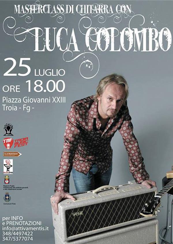 Luca Colombo masterclass al Troia Music Fest