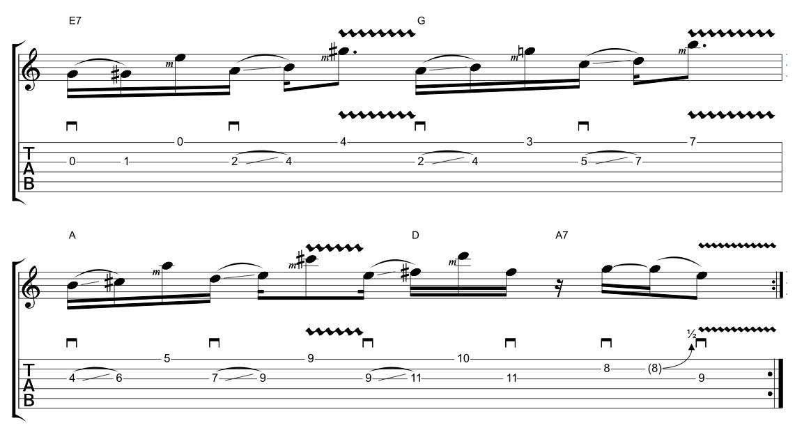 Luca Colombo: un lick in hybrid picking