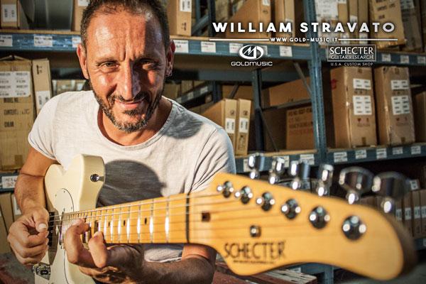 Custom Shop, Schecter e il feeling sulla chitarra con William Stravato