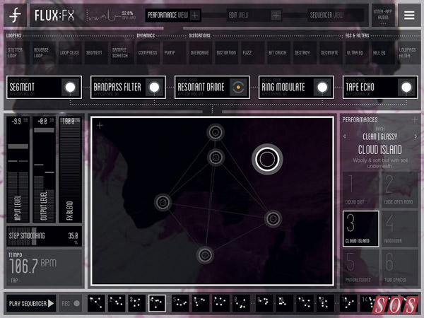 Flux:Fx multieffetto su iPad firmato Adrian Belew