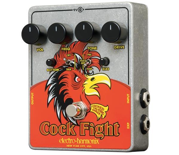 Cock Fight: cocked wah in scatola con talkbox, fuzz e pedale d'espressione