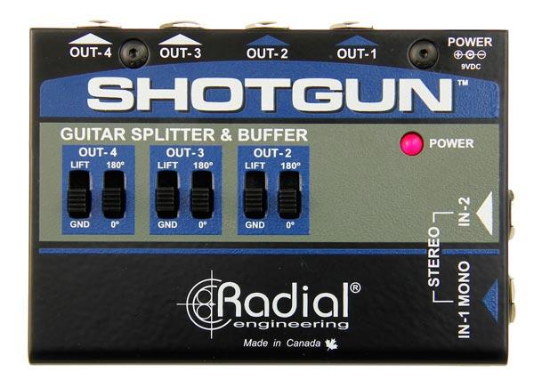 Collegarsi facile a più amplificatori con lo Shotgun